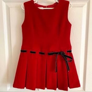 Red Drop Waist Dress Valentines Day